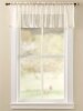 Pineapple Lace Rod Pocket Valance With Trim