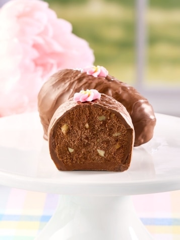 Milk Chocolate-Covered Chocolate Almond Fudge Easter Egg, 8 Ounce Egg