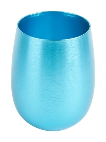 Jewel-Tone Aluminum Goblet, Set of 4