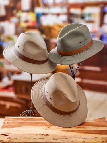Mens Twill Safari Hat Indiana Jones Inspired Hat