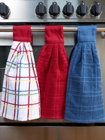 Hanging Kitchen Towels Cotton Dish Towels