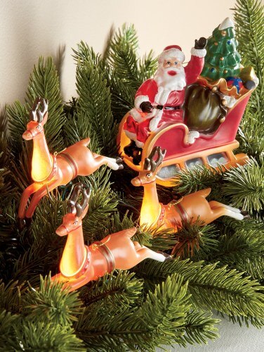 Santa S Sleigh Ride Light Set