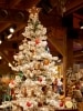 Pre-Lit Flocked Layered Spruce Artificial Christmas Tree