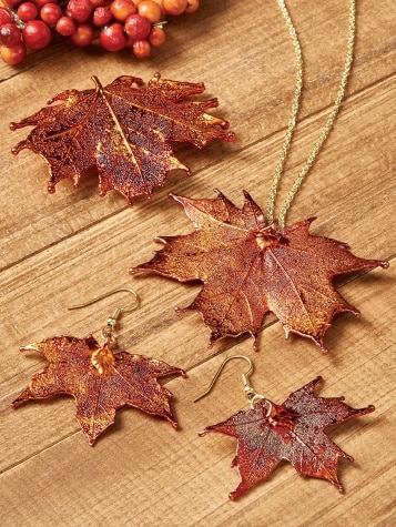 Maple Leaf Necklace for Women 