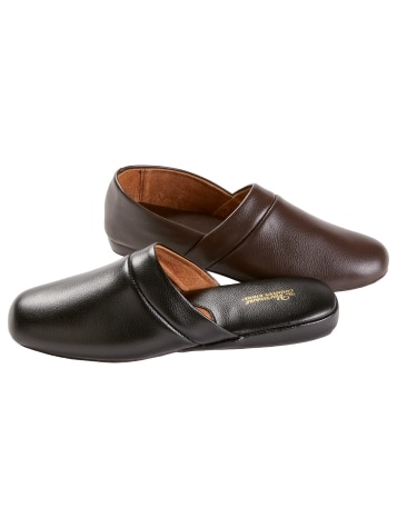 Men's Classic Leather Slippers