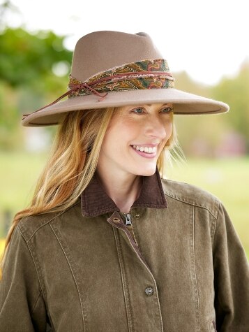 Women's Wool Felt Rancher Hat