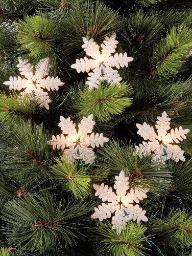 Snowflake String Lights Indoor Outdoor Holiday Lights