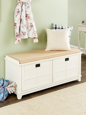 Woodview Solid Wood Storage Bench