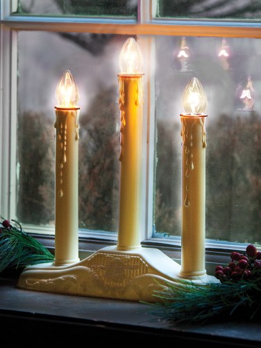 electric window candles with timer