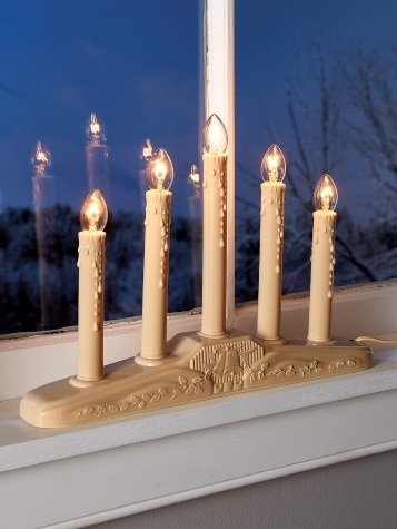 Plug-In Window Candle, Five Tier