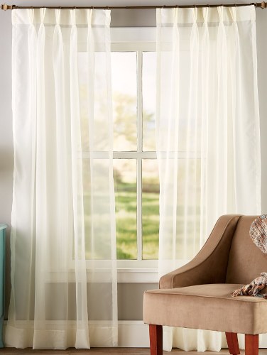 pleated sheer drapes curtains