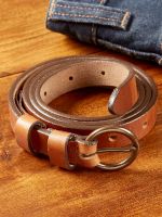 Womens Leather Multi Hole Jean Belt Vermont Country Store