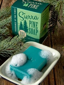Sierra Pine Bath and Body Soaps