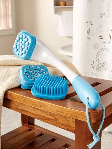 Long-Reach 3-in-1 Lotion Brush