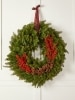 Winterberry 32 Inch Fresh Balsam Christmas Wreath