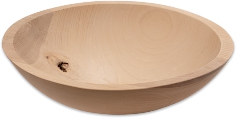 Solid Wood Artisan Bowl, In 4 Sizes
