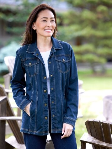 Blue jean 2025 womens jacket