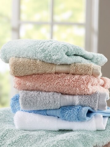 Assorted Color Egyptian Cotton 6-Piece Towel Set