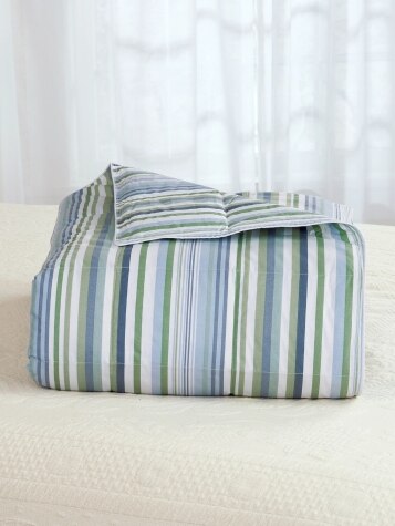 Superior Down Striped Blanket