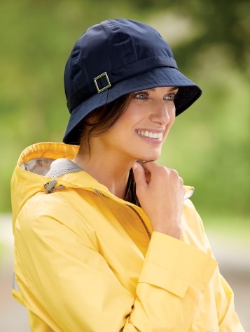 Cloche Rain Hat for Women 