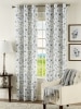 Watercolor Meadow Insulated Grommet Top Curtains