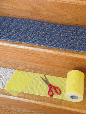 Diy Stair Tread Installation Kit, Stair Tread Rug Pads