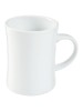 Classic White 16 Ounce Ceramic Diner Coffee Mug, Set of 4