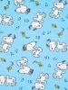 Snoopy and Woodstock Cotton Percale Crib Sheet