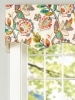 Colonial Garden Lined Rod Pocket Scalloped Valance