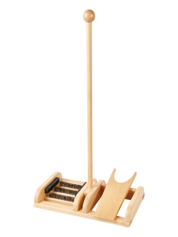 Solid Wood Boot Scraper and Boot Jack