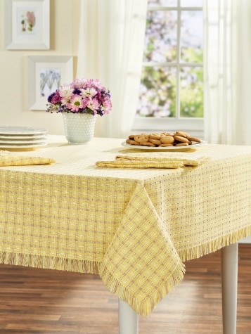Mountain Weave Easter Cotton Tablecloth