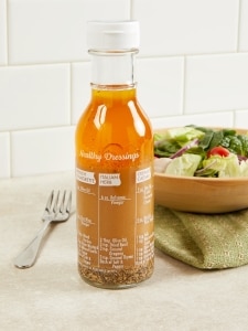 Vucchini Leak Proof Salad Dressing Mixer Bottle - Homemade Salad Dressing  Container - BPA Free Salad Dressing Shaker Glass Bottle Juice Storage