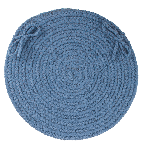 Mount Mansfield Solid Braided Chair Pad