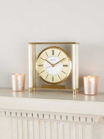 Ansonia Brass Mantel Clock