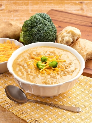 Potato Soup with Vermont Cheddar & Broccoli