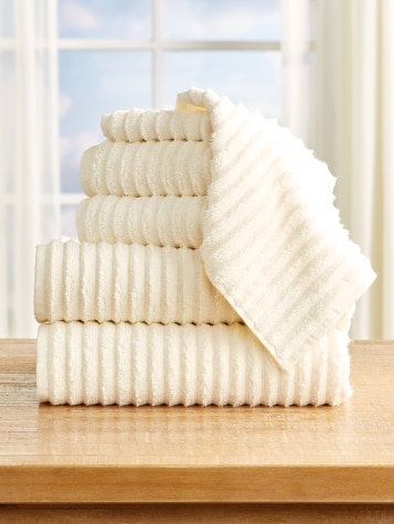 Turkish Cotton 6-Piece Bath Towel Set