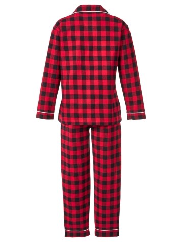 Women's Buffalo Plaid Cotton Flannel Pajama Set