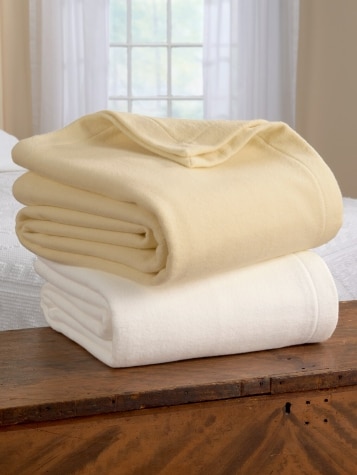 Cotton Fleece Blanket or Throw