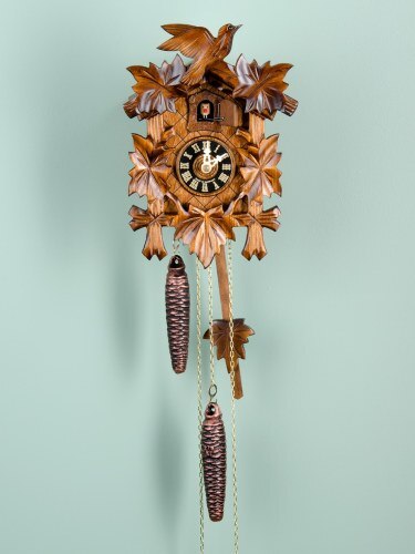 Authentic Black Forest Cuckoo Clock Hand Carved In Germany