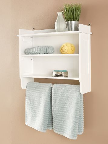Addison Wall Shelf With Towel Bar