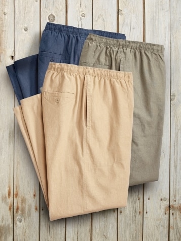Men's Orton Brothers Cotton and Linen Camp Pants 