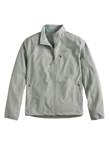 Orton Brothers Zip-Front Nylon Jacket in Gray