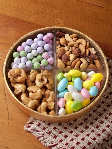 Gift Tray with Mixed Nuts, Mints & Jordan Almonds