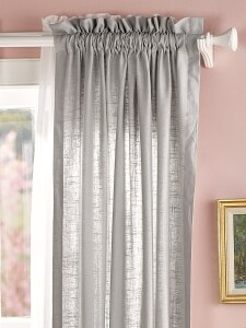 Soft Linen Rod Pocket Curtains