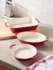 Ceramic Baking Dish, Set of 3