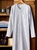 Broadcloth Nightshirt for Men in White 