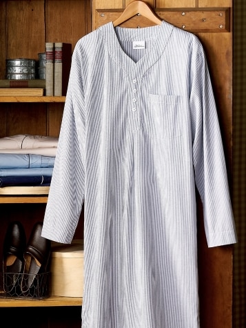 Men's Cotton Broadcloth Nightshirt
