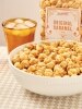 Bowl of Caramel Popcorn with Packaging & Tea