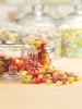 Tender Fruit-Flavored Jelly Beans in Candy Dish