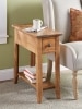 Solid Wood Chair Side Table